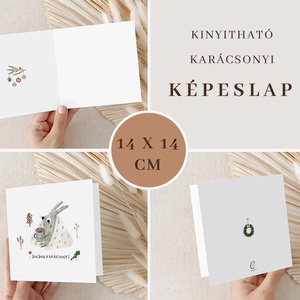 Cozy karácsonyi képeslap, kinyitható üdvözlőlap, ajándékkísérő - karácsony - karácsonyi ajándékozás - karácsonyi képeslap, üdvözlőlap, ajándékkísérő - Meska.hu