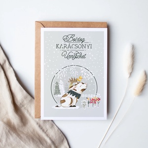 Babe karácsonya képeslap, karácsonyi üdvözlőlap - karácsony - karácsonyi ajándékozás - karácsonyi képeslap, üdvözlőlap, ajándékkísérő - Meska.hu