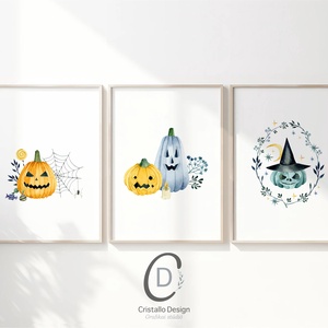 Halloween falikép, tök poszter, őszi kép - otthon & életmód - dekoráció - halloween - halloweeni dekoráció - Meska.hu