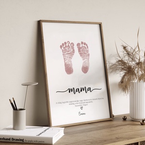 Legjobb nagymama vagy nagypapa, anyák és apák napi ajándék, megérkeztem baba poszter - otthon & életmód - dekoráció - kép & falikép - poszter - Meska.hu