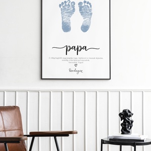 Legjobb nagymama vagy nagypapa, anyák és apák napi ajándék, megérkeztem baba poszter - otthon & életmód - dekoráció - kép & falikép - poszter - Meska.hu