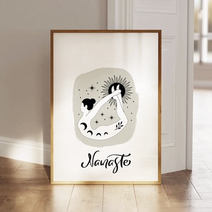 Jógapóz poszter, jóga motivációs kép, jógastúdió fali dekorációs szett 3 db, Otthon & Életmód, Babaszoba, gyerekszoba, Babaszoba kép, Fotó, grafika, rajz, illusztráció, Papírművészet, MESKA