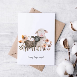 Anyák napi vicces köszöntőkártya, bárányos üdvözlőlap, ajándékkísérő  - otthon & életmód - papír, írószer - ajándékozás kellékei - képeslap, üdvözlőlap - Meska.hu Anyák napi vicces köszöntőkártya, bárányos üdvözlőlap, ajándékkísérő  - otthon & életmód - papír, írószer - ajándékozás kellékei - képeslap, üdvözlőlap - Meska.hu