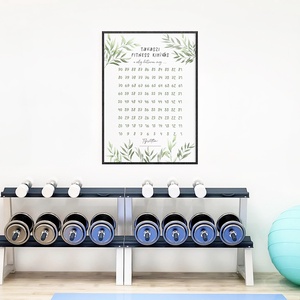 Fitnesz kihívás visszaszámláló poszter, dekoráció, motivációs falikép - játék & sport - sport és kikapcsolódás - jóga, pilates, torna - Meska.hu