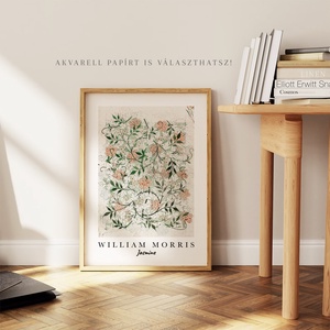 William Morris Jasmine plakát, tavaszi falikép, tapétaterv poszter - otthon & életmód - dekoráció - kép & falikép - plakát - Meska.hu