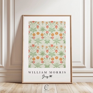 William Morris Daisy plakát, tavaszi falikép, tapétaterv poszter, Otthon & Életmód, Dekoráció, Kép & Falikép, Plakát, Fotó, grafika, rajz, illusztráció, Papírművészet, MESKA