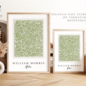 William Morris Willow plakát, tavaszi falikép, tapétaterv poszter - otthon & életmód - dekoráció - kép & falikép - plakát - Meska.hu