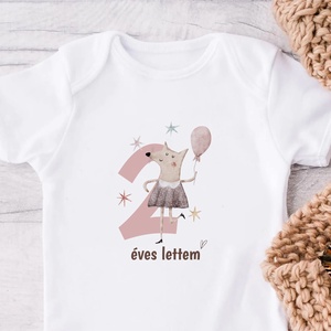 Születésnapi baba body, erdei állatos, tütü tüll szoknya és fejpánt szett, Ruha & Divat, Babaruha & Gyerekruha, Body, Fotó, grafika, rajz, illusztráció, Varrás, MESKA