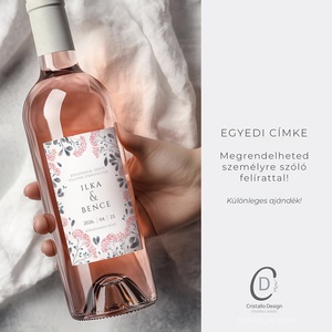 Berry boros, pálinkás címke, esküvői köszönő ajándék matrica, köszöntő ajándék, szülőköszöntő - esküvő - emlék & ajándék - köszönőajándék - Meska.hu
