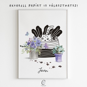 Vicces macska poszter, kép, cicás falikép, Otthon & Életmód, Dekoráció, Kép & Falikép, Poszter, Fotó, grafika, rajz, illusztráció, Papírművészet, MESKA