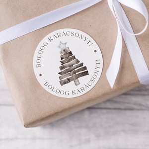 Rustic karácsonyi köszönőajándék matrica, gyertya körmatrica, borítékzáró matrica, Otthon & Életmód, Papír, írószer, Matrica, matrica csomag, Fotó, grafika, rajz, illusztráció, Papírművészet, MESKA