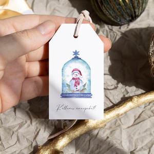 Karácsonyi ajándékkísérő kártya, Berry ajándékátadó címke szett 4 db - karácsony - karácsonyi ajándékozás - karácsonyi képeslap, üdvözlőlap, ajándékkísérő - Meska.hu