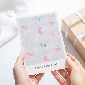 Wintertale karácsonyi képeslap, üdvözlőlap, ajándékkísérő szett 3 db - karácsony - karácsonyi ajándékozás - karácsonyi képeslap, üdvözlőlap, ajándékkísérő - Meska.hu