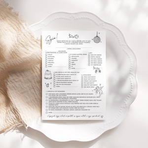 Esküvői vicces emlékkártya, lap, vendégkönyv, ajándékkísérő, kérdőív, köszönőajándék - esküvő - emlék & ajándék - vendégkönyv - Meska.hu