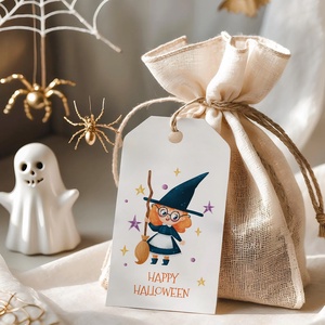 Halloween ajándékkísérő kártyacsomag, ajándékátadó címke szett 5 db, Otthon & Életmód, Dekoráció, Halloween, Halloweeni meghívó, képeslap, ajándékkísérő, Fotó, grafika, rajz, illusztráció, Papírművészet, MESKA