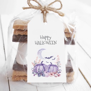 Halloween ajándékkísérő kártyacsomag, ajándékátadó címke szett 5 db - otthon & életmód - dekoráció - halloween - halloweeni meghívó, képeslap, ajándékkísérő - Meska.hu