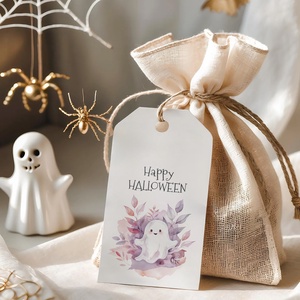 Halloween ajándékkísérő kártyacsomag, ajándékátadó címke szett 5 db - Meska.hu