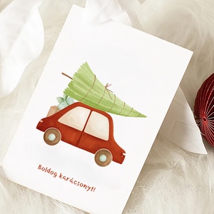 Karácsonyi képeslap, üdvözlőlap, ajándékkísérő szett 3 db - karácsony - karácsonyi ajándékozás - karácsonyi képeslap, üdvözlőlap, ajándékkísérő - Meska.hu