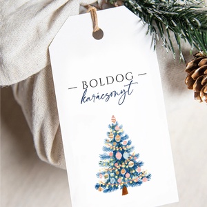 Karácsonyi ajándékkísérő, ajándékátadó címke 6 db, Karácsony, Karácsonyi ajándékozás, Karácsonyi képeslap, üdvözlőlap, ajándékkísérő, Fotó, grafika, rajz, illusztráció, MESKA