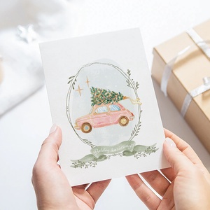 Karácsonyi képeslap, téli üdvözlőlap, ajándékkísérő szett 3 db - karácsony - karácsonyi ajándékozás - karácsonyi képeslap, üdvözlőlap, ajándékkísérő - Meska.hu