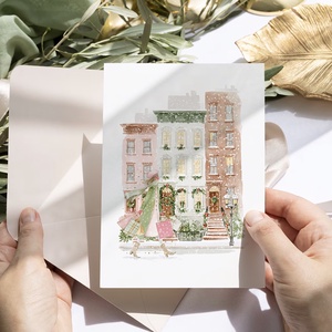 Karácsonyi képeslap, téli üdvözlőlap, ajándékkísérő szett 3 db - karácsony - karácsonyi ajándékozás - karácsonyi képeslap, üdvözlőlap, ajándékkísérő - Meska.hu