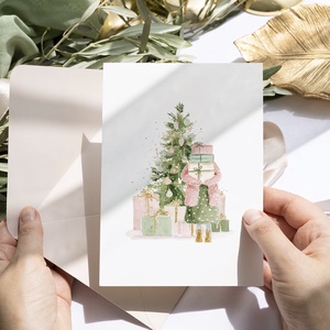 Karácsonyi képeslap, téli üdvözlőlap, ajándékkísérő szett 3 db, Karácsony, Karácsonyi lakásdekoráció, Karácsonyi lakásdíszek, Fotó, grafika, rajz, illusztráció, Papírművészet, MESKA