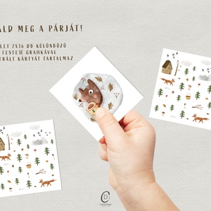 Memóriajáték, őszi fejlesztő kártyajáték szett 2x36 db - Meska.hu