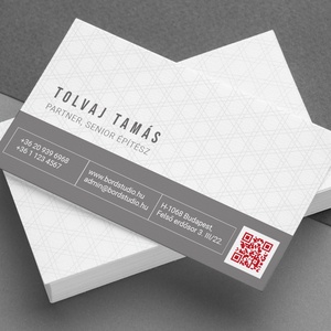 Egyedi névjegy, névjegykártya tervezés QR kóddal - otthon & életmód - papír, írószer - névjegykártya - Meska.hu
