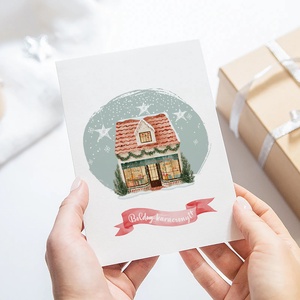 Karácsonyi képeslap, téli üdvözlőlap, ajándékkísérő szett 3 db - karácsony - karácsonyi ajándékozás - karácsonyi képeslap, üdvözlőlap, ajándékkísérő - Meska.hu