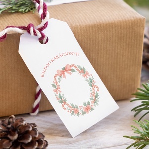 Karácsonyi ajándékkísérő, diótörő ajándékátadó címke szett 6 db - karácsony - karácsonyi ajándékozás - karácsonyi képeslap, üdvözlőlap, ajándékkísérő - Meska.hu