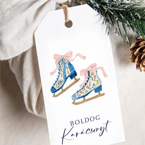 Karácsonyi ajándékkísérő, ajándékátadó címke szett 6 db - karácsony - karácsonyi ajándékozás - karácsonyi képeslap, üdvözlőlap, ajándékkísérő - Meska.hu