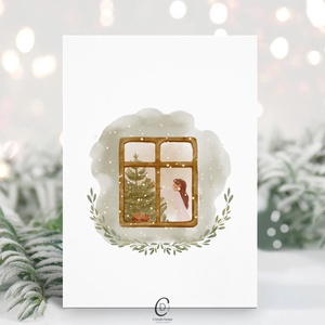 Karácsonyi képeslap, ünnepi üdvözlőlap, macskás ajándékkísérő szett 3 db - karácsony - karácsonyi ajándékozás - karácsonyi képeslap, üdvözlőlap, ajándékkísérő - Meska.hu