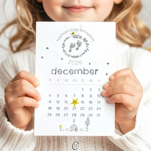 Bababejelentő kártya, hamarosan érkezem képeslap, ajándékkísérő - baba - mama - babaemlékek - bababejelentők - Meska.hu