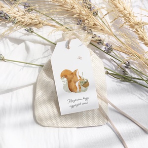 Köszönőajándék óvó néniknek, dadusoknak, ballagásra búcsúajándék, erdei állatos ajándékkísérő szett 6db - otthon & életmód - papír, írószer - ajándékozás kellékei - ajándékkísérő - Meska.hu