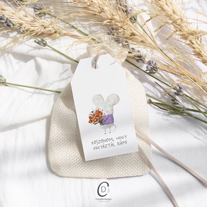 Köszönőajándék óvó néniknek, dadusoknak, ballagásra búcsúajándék, erdei állatos ajándékkísérő - otthon & életmód - papír, írószer - ajándékozás kellékei - ajándékkísérő - Meska.hu