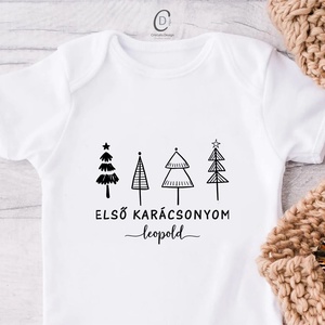 Első karácsonyom grafika, személyre szoló grafika, digitális felírat - Meska.hu