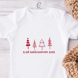 Első karácsonyom grafika, személyre szoló grafika, digitális felírat - művészet - grafika & illusztráció - digitális - Meska.hu