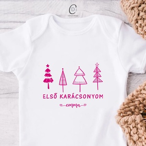 Első karácsonyom grafika, személyre szoló grafika, digitális felírat - művészet - grafika & illusztráció - digitális - Meska.hu