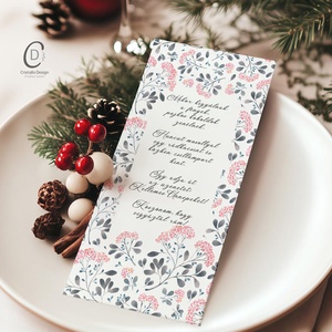 Köszönőajándék óvónéniknek, dadusoknak, karácsonyra köszöntő, verses ajándékkísérő - Meska.hu