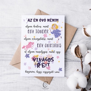 Köszönőajándék óvónéniknek, dadusoknak, ballagásra búcsúajándék, ajándékkísérő - otthon & életmód - papír, írószer - ajándékozás kellékei - ajándékkísérő - Meska.hu