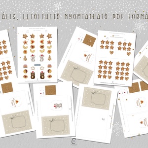Karácsonyi csináld magad pénzátadó képeslap, befőttes üveg ajándékkísérő, letölthető, digitális, nyomtatható szett 5db - karácsony - karácsonyi ajándékozás - karácsonyi képeslap, üdvözlőlap, ajándékkísérő - Meska.hu