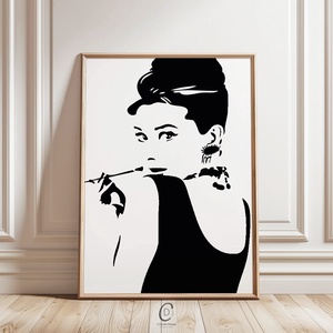 Audrey Hepburn poszter, kép, vászonkép, dekoráció, Otthon & Életmód, Dekoráció, Kép & Falikép, Poszter, Fotó, grafika, rajz, illusztráció, MESKA