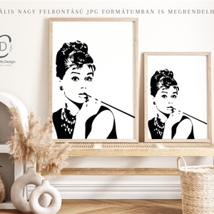 Audrey Hepburn poszter, kép, vászonkép, dekoráció - otthon & életmód - dekoráció - kép & falikép - poszter - Meska.hu