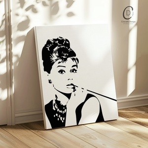 Audrey Hepburn poszter, kép, vászonkép, dekoráció, Otthon & Életmód, Dekoráció, Kép & Falikép, Poszter, Fotó, grafika, rajz, illusztráció, Papírművészet, MESKA