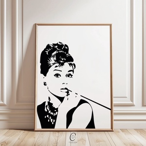 Audrey Hepburn poszter, kép, vászonkép, dekoráció - otthon & életmód - dekoráció - kép & falikép - poszter - Meska.hu