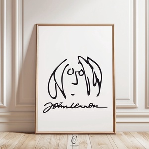 John Lennon poszter, kép, vászonkép, dekoráció, Otthon & Életmód, Dekoráció, Kép & Falikép, Poszter, Fotó, grafika, rajz, illusztráció, MESKA