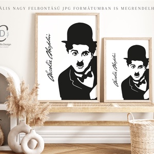 Charlie Chaplin poszter, kép, vászonkép, dekoráció - otthon & életmód - dekoráció - kép & falikép - poszter - Meska.hu