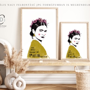 Frida Kahlo poszter, kép, vászonkép, dekoráció - otthon & életmód - dekoráció - kép & falikép - poszter - Meska.hu