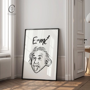 Albert Einstein poszter, kép, vászonkép, dekoráció - otthon & életmód - dekoráció - kép & falikép - poszter - Meska.hu