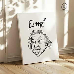Albert Einstein poszter, kép, vászonkép, dekoráció - otthon & életmód - dekoráció - kép & falikép - poszter - Meska.hu